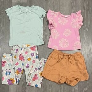 Girls 4-Piece Clothing Bundle – Size 4 / 4T